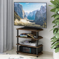 4-Tier Brown Walnut TV Stand K2972