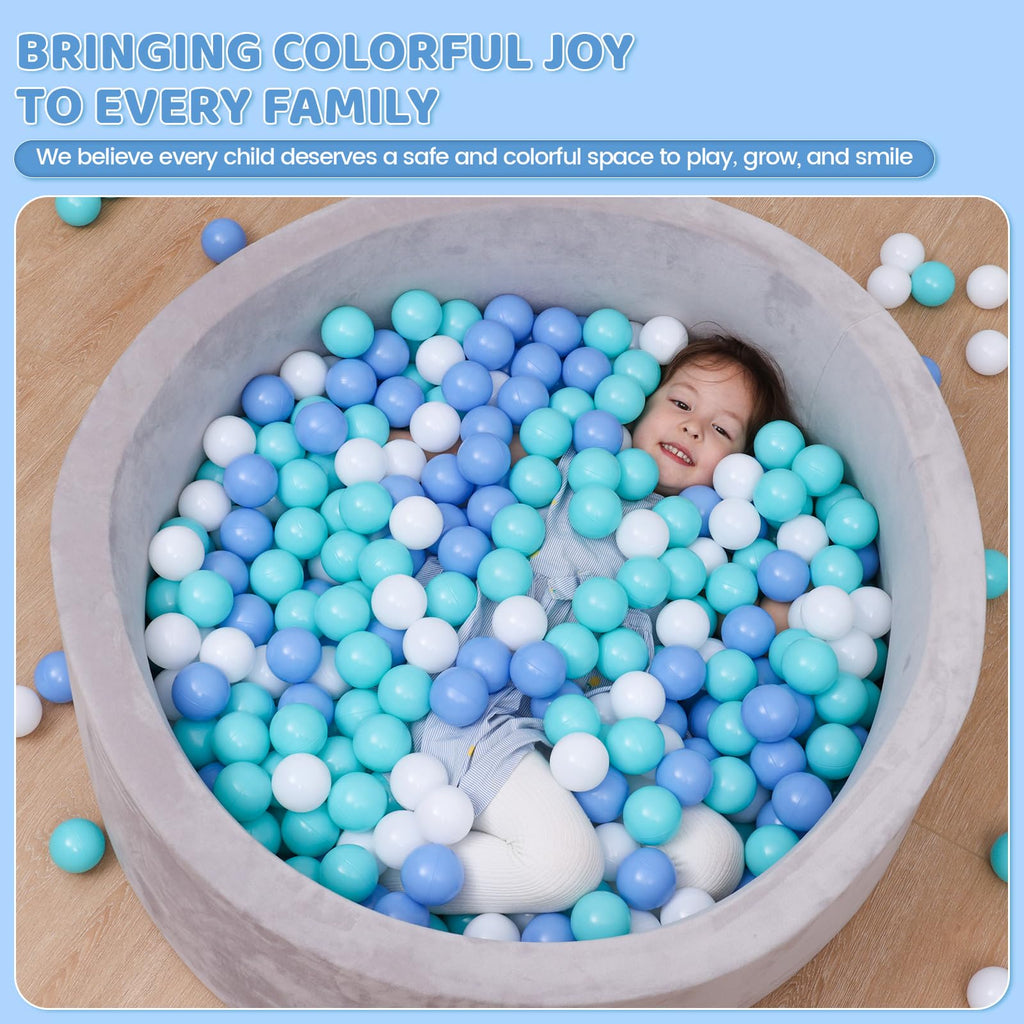 BPA Free Crush Proof Plastic Ball Pit Balls 2.15 Inch U782