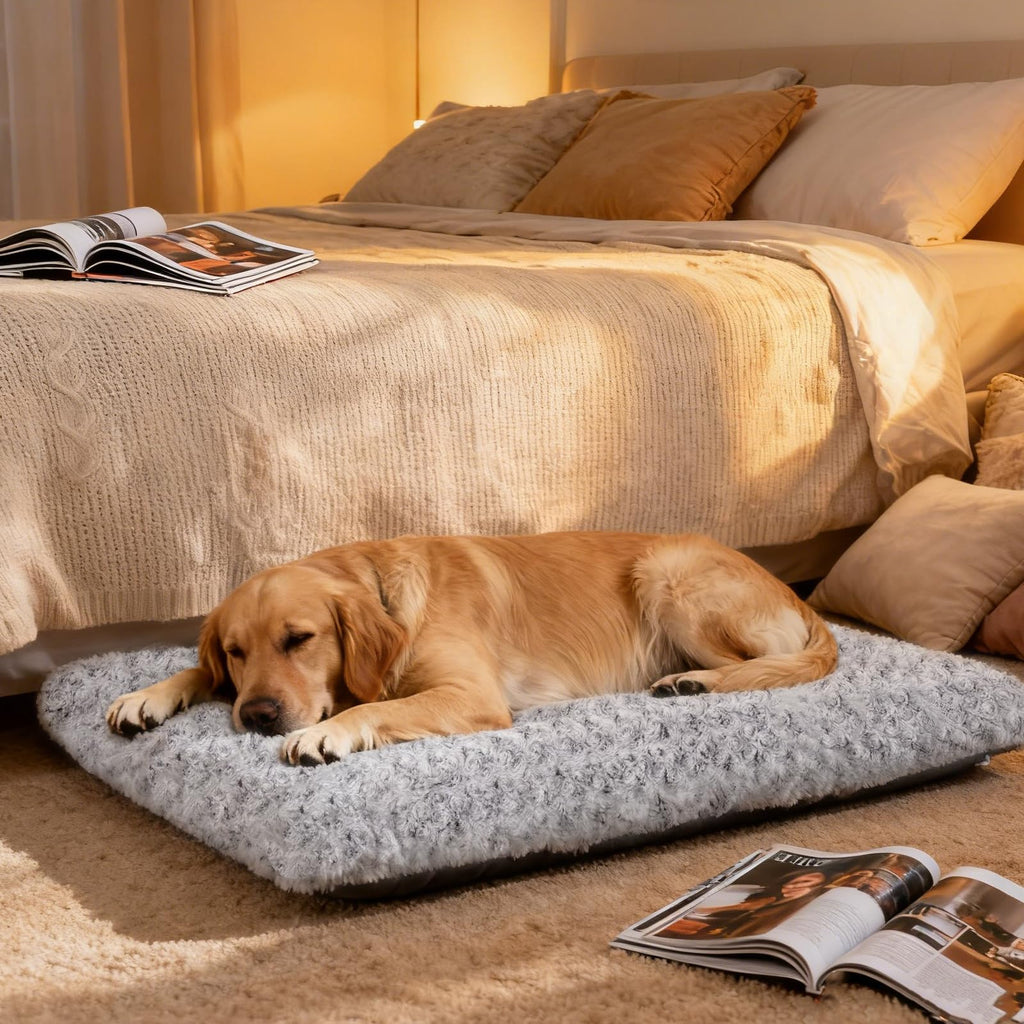 Large Washable Plush Dog Bed Z849