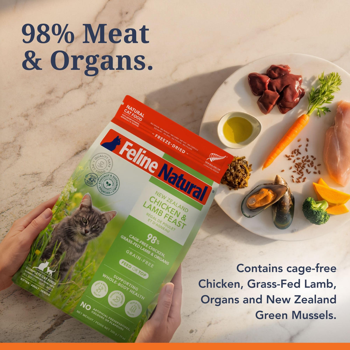High Protein Freeze Dried Cat Food I69137