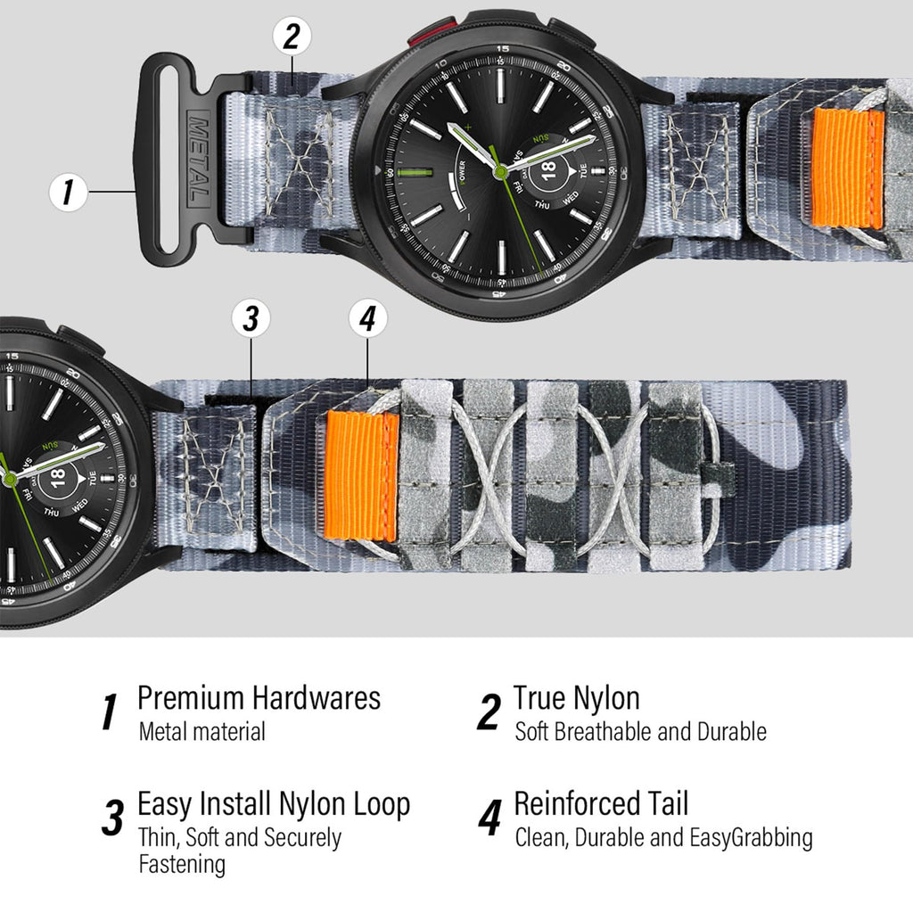 Nylon Sport Watch Band 20mm 22mm Quick Release O471