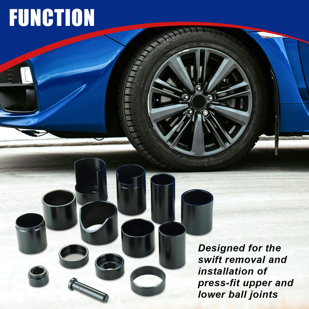 14 Piece Ball Joint Service Adapter Set D582398