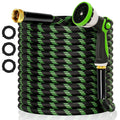 100 ft Flexible Lightweight Kink-Free Garden Hose with 10 Function Nozzle Z91689