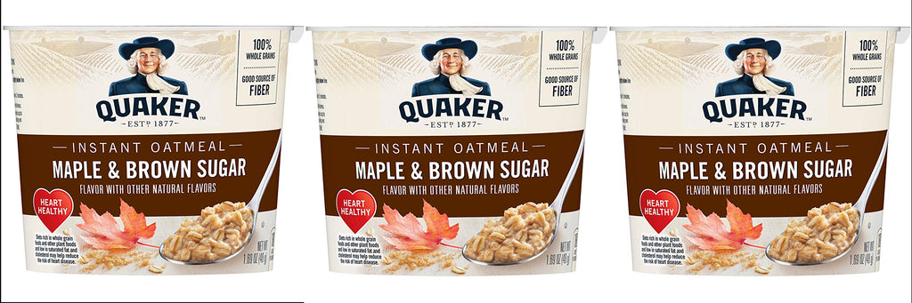 Instant Oatmeal Maple Brown Sugar 1.69oz Pack of 3 A7770