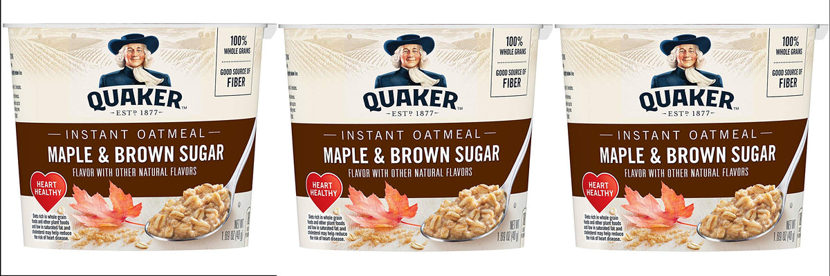 Instant Oatmeal Maple Brown Sugar 1.69oz Pack of 3 A7770