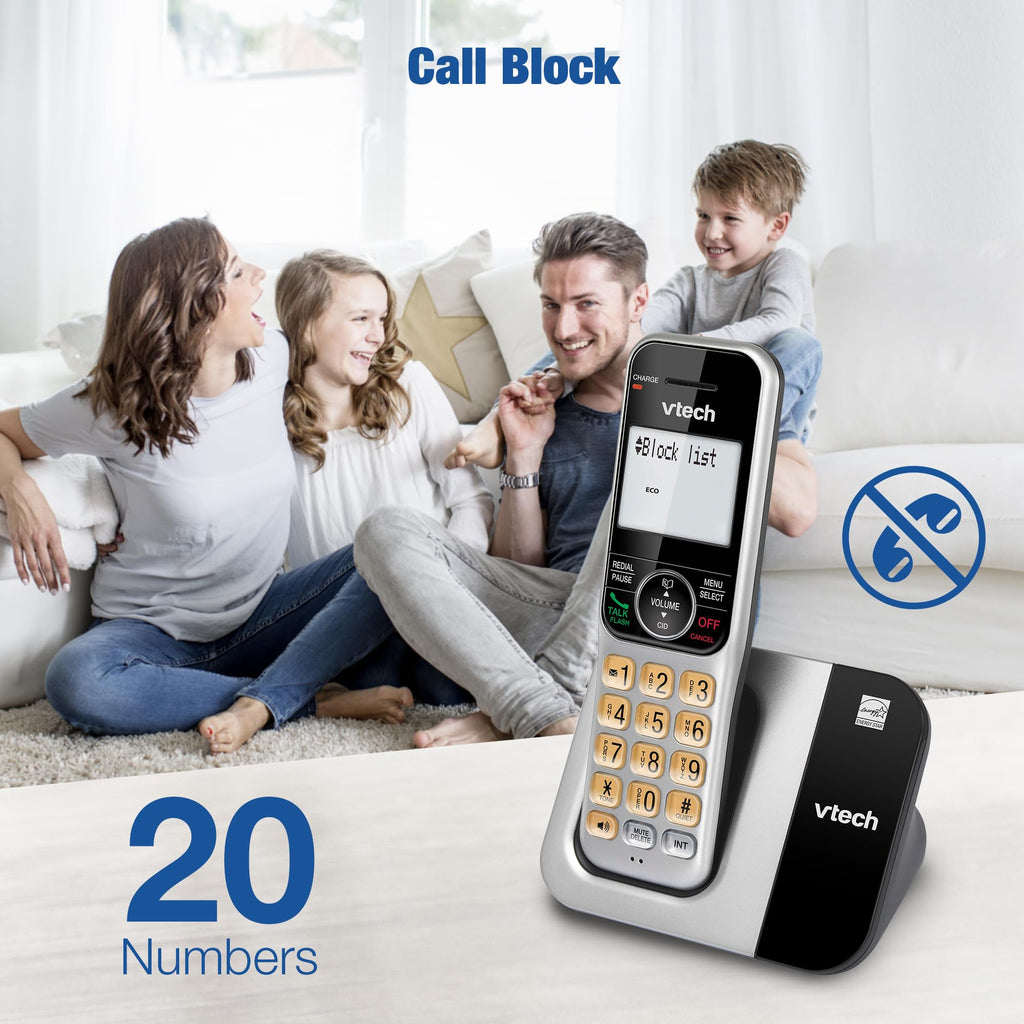 Cordless Phone System with Call Block V312819