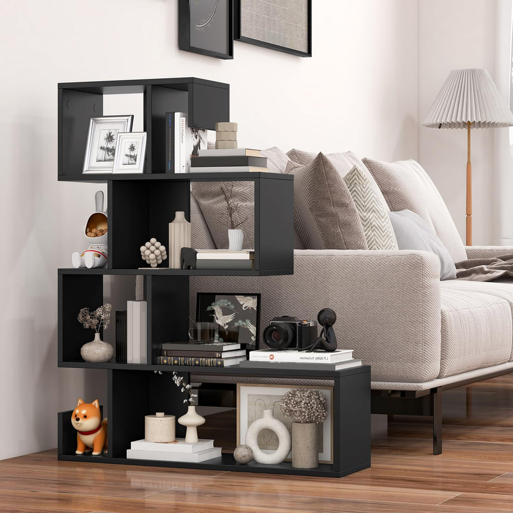 5-Tier Geometric Bookshelf E714229