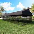10x20x6.5 FT Heavy Duty Outdoor Dog Kennel with Roof U488938