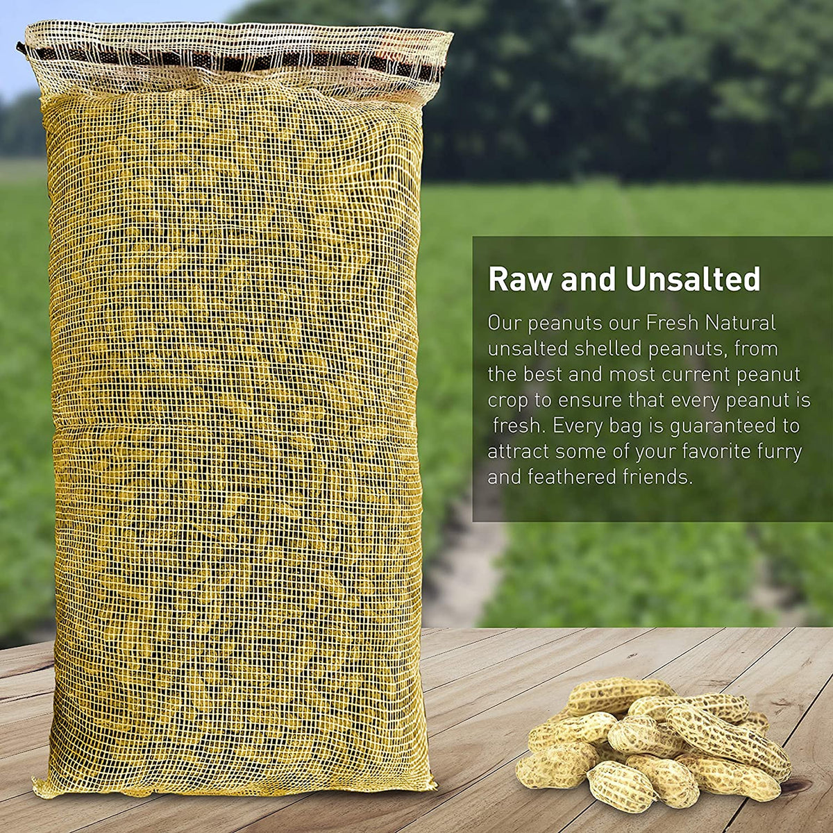 25 Pound Bag Raw Unsalted In-Shell Peanuts K726032